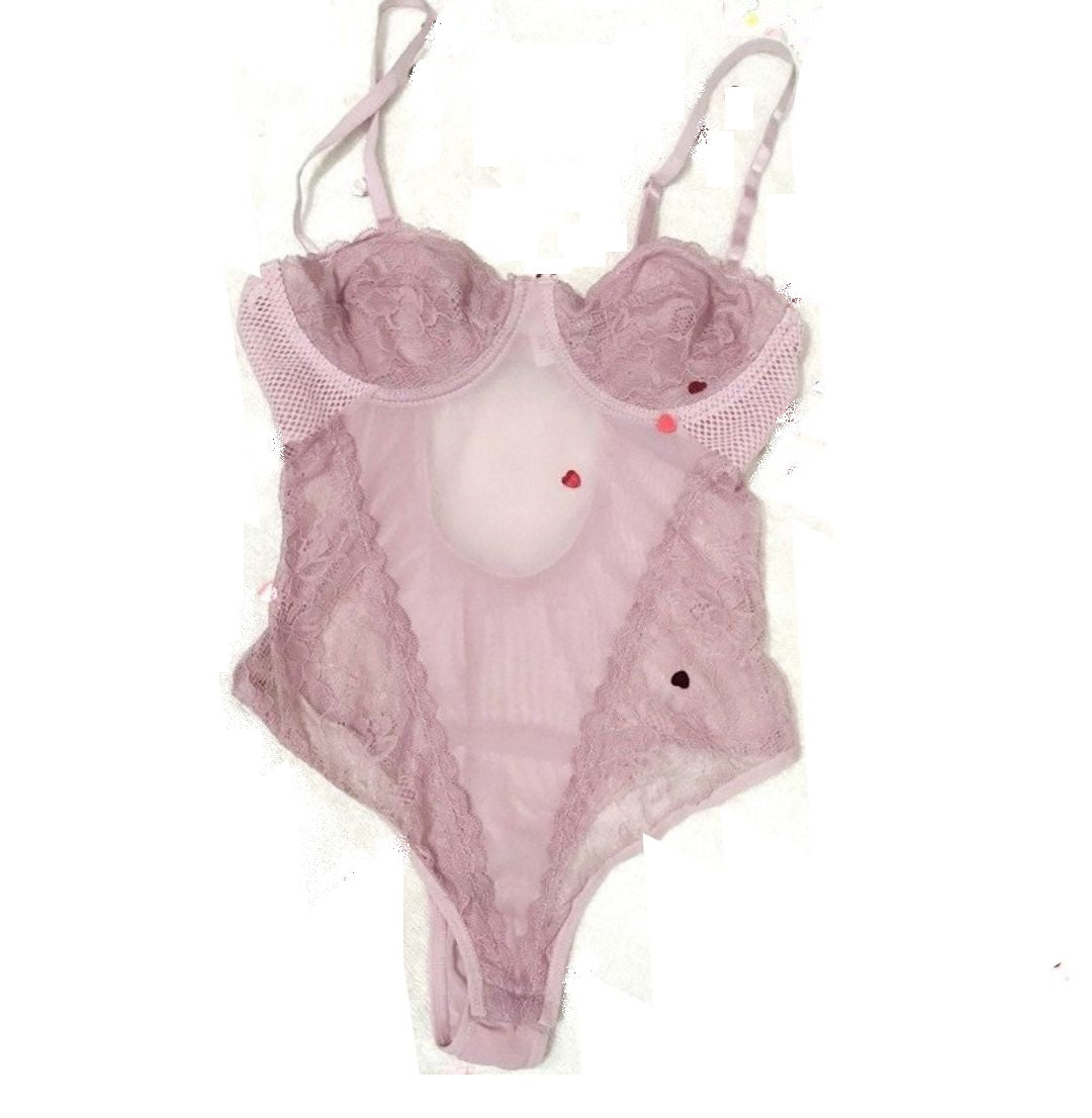 Body en dentelle balconet non doublé